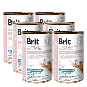 Brit VD Dog Hypoallergenic Monoprotein Tuna tonhal 6x400g